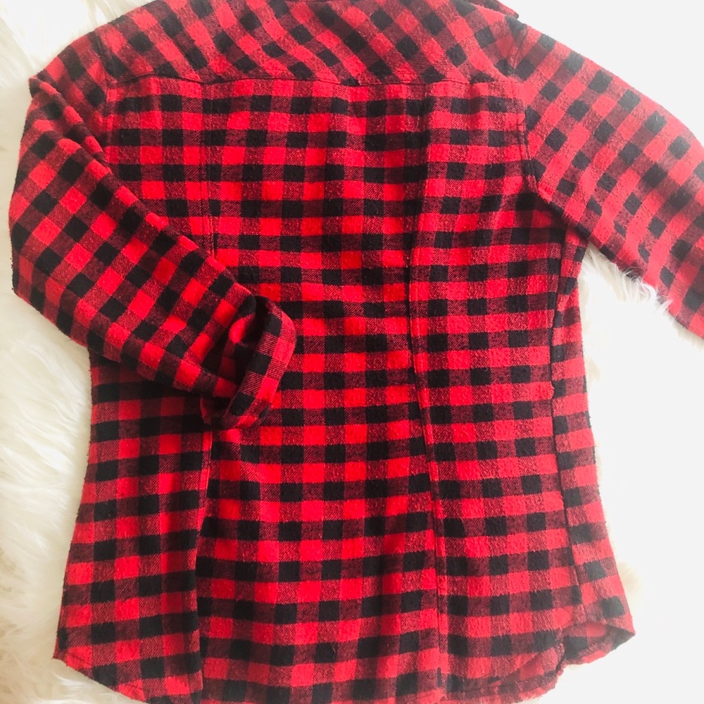 🛑SOLD🛑Red Buffalo Check Flannel Button Down - Picture 3 of 5